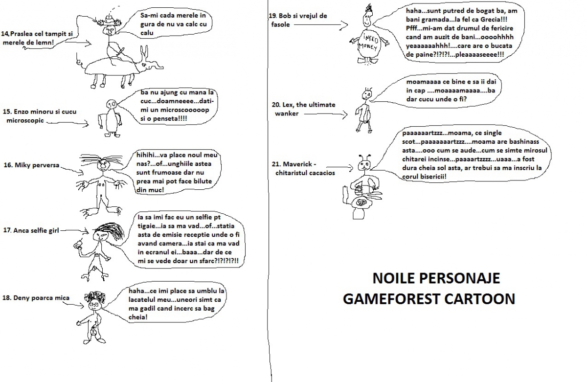 Noile personaje din Gameforest Cartoon.jpg